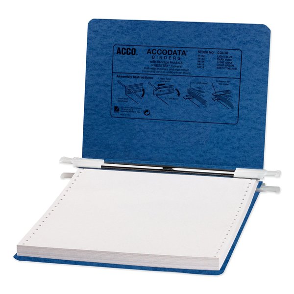 Acco 6" Binder with Hooks 9-1/2"x11", Blue A7054113A